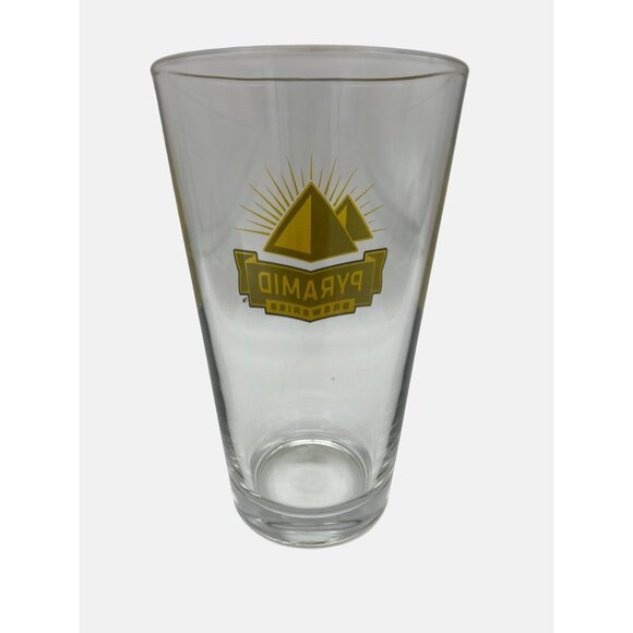 Pyramid Breweries Logo Pint Glass 5.75" Barware Washington Oregon Brewhouse - Picture 2 of 4